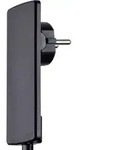 EVOline 1510.0000.0100 Schutzkontakt-Flachstecker Kunststoff mit Aussteckhilfe 230 V