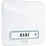 M-e modern-electronics KTA-1W Klingelplatte mit Namensschild 1fach Wei&szlig; 12 V/1A