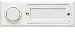 Grothe 51013 Klingeltaster mit Namensschild 1fach Wei&szlig; 12 V/1,5A