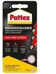 Pattex Kleben Pattex Sekundenkleber Fl&uuml;ssig Mini Trio, 3 1 g