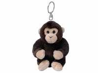 WWF Plüsch 00283 - Schimpanse, Schlüsselanhänger, 10 cm