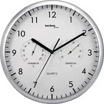 Techno Line WT 650 Quarz Wanduhr 26cm Silber