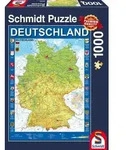 Deutschlandkarte, 1.000 Teile Puzzle