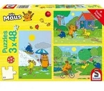 Die Maus: Viel Spa&szlig; mit der Maus. 3 x 48 Teile Puzzle