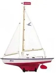 Paul G&uuml;nther 1806 - Segelboot M&ouml;ve, Segeljacht 39 x 50 cm
