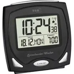 TFA Dostmann 60.2541.01 Funk Wecker Schwarz Alarmzeiten 1 Fluoreszierend...