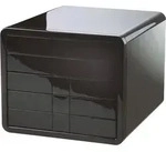 HAN Schubladenbox i-BOX 1551-13 Schwarz DIN A4, DIN C4 Anzahl der Schubf&auml;cher: 5