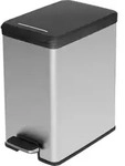 Curver DECO Bin 213300 M&uuml;lleimer 25l (B x H x T) 250 x 450 x 420mm Silber,...