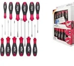 Wiha Werkstatt Schraubendreher-Set 12teilig Schlitz, Innen-TORX, Kreuzschlitz