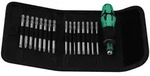 Wera Kraftform Kompakt 60 05051042001 Bit-Set 17teilig Schlitz, Kreuzschlitz