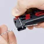 Knipex 12 80 040 SB Drahtabisolierer Geeignet f&uuml;r CU-Leiter 0.12 bis 0.4mm