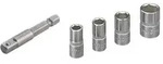 Wolfcraft Steckschl&uuml;sseleinsatz-Set 1/4" (6.3 mm) 5teilig 2413000