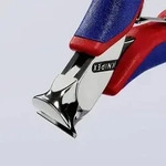 Knipex 62 12 120 Elektronik- u. Feinmechanik Schr&auml;gschneider ohne Facette 120mm