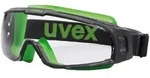 Uvex u-sonic 9308245 Schutzbrille Schwarz, Gr&uuml;n