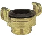 "Gardena 07115-20 Messing Klauenkupplung-Gewindest&uuml;ck Klauenkupplung, 33,25mm (1")