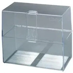 Herlitz Karteikasten A6 leer transparent