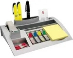 Post-it&reg; Tisch-Organizer, silber
