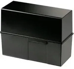 HAN Karteikasten 975-13 Karteibox Schwarz max. Anzahl der Karten: 500 Karten...