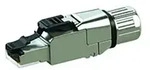 Teleg&auml;rtner 100023087 RJ45 Stecker CAT 6A geschirmt 100023087 Stecker, gerade