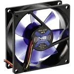 NoiseBlocker BlackSilent X1 PC-Geh&auml;use-L&uuml;fter (B x H x T) 80 x 80 x 25mm