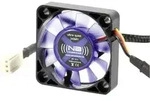 NoiseBlocker BlackSilent XM1 PC-Geh&auml;use-L&uuml;fter Schwarz, Blau (transparent) (B x H x