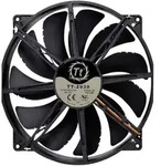 Thermaltake Pure 20 PC-Geh&auml;use-L&uuml;fter Schwarz (B x H x T) 200 x 200 x 30 mm