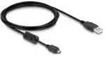 Delock USB-Kabel USB-Mini-B Stecker, USB-A Stecker 1.50m 82208