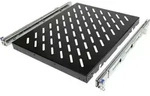 Rittal 5501.675 19 Zoll 1 HE Ausziehbar Geeignet f&uuml;r Schranktiefe: ab 600 mm Schwarz