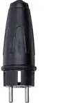 Schneider Electric 122051 Schutzkontaktstecker Vollgummi 250V Schwarz IP20