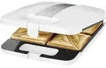 Clatronic ST3629 Sandwich-Toaster Wei&szlig;, Silber
