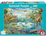 Entdecke die Dinosaurier, 200 Teile - Kinderpuzzle