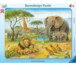 Rahmenpuzzle Ravensburger Afrikas Tierwelt 30 Teile