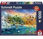 Puzzle Schmidt Spiele 58324 Die Welt der Tiere 1000 Teile