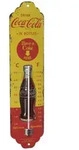 Thermometer. Coca-Cola / In Bottles Yellow