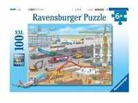 Ravensburger Kinderpuzzle - 10624 Baustelle am Flughafen - Puzzle für Kinder ab 6
