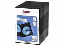 1x25 Hama DVD-Doppel-Leerhülle Slim 75% Platzsparnis 51185