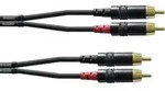 Cordial CFU1,5CC Audio Adapterkabel [2x Cinch-Stecker - 2x Cinch-Stecker] 1.50m