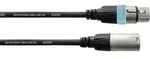 Cordial CCM20FM XLR Verbindungskabel [1x XLR-Buchse - 1x XLR-Stecker] 20.00m Schwarz