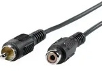 Value Cinch Video Anschlusskabel [1x Cinch-Stecker - 1x Cinch-Buchse] 5.00m Schwarz