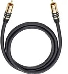 Cinch Audio Anschlusskabel [1x Cinch-Stecker - 1x Cinch-Stecker] 3.00 m Schwarz