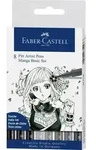 Faber-Castell Tuschestifte Pitt Artist Pens Manga Basic, 8er Etui