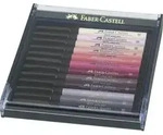 Faber-Castell Tuschestifte Pitt Artist Pens, 12er Set, Hautt&ouml;ne