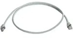 Teleg&auml;rtner 100008826 RJ45 Patchkabel CAT 6a S/FTP 7.50m Grau Flammwidrig, mit