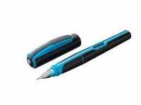 Pelikan Füller Style Feder M, Neonblau