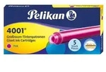 Pelikan Tintenpatronen 4001&reg; 5er Set Gro&szlig;raum-Patronen, Pink