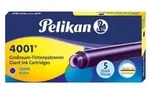Pelikan Tintenpatronen 4001&reg; Set mit 5 Gro&szlig;raum-Patronen, Violett