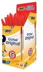 BIC Kugelschreiber Cristal Original Medium 0.4mm rot, 50er Set
