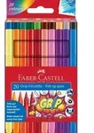Faber-Castell Filzstifte Grip Colour Marker, 20er Set