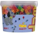 Hama 8572 - My first B&uuml;gelperlen Maxi 3+, Dose mit ca. 600 St&uuml;ck, Neon Mix