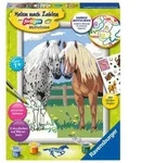 Ravensburger Malen nach Zahlen, Gl&uuml;ckliche Pferde, Malset